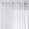 "Leaf" Eyelet Curtains 140 X 240 Cm Atmosphéra - White