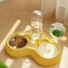 New Cat Feeder Water Bowl Water and Food All-in-one Two-in-one Pet Cat Bowl Pet Supplies