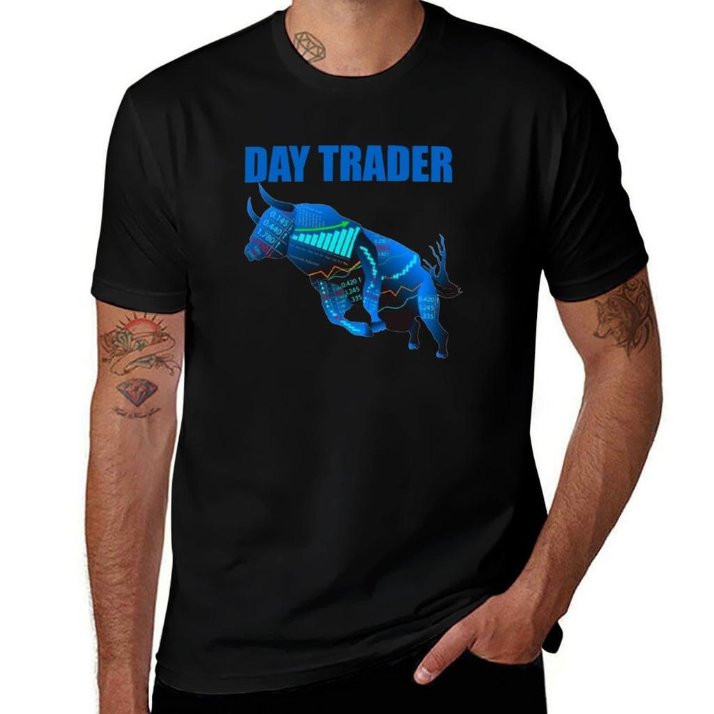 Day Trader Forex Market Tshirt Plus Size Summer Short Sleeve Tshirt