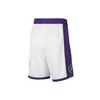 Nike Спортивные шорты Dry-Fit Dri-Fit Los Angeles Lakers с логотипом и цветными блоками, мужские брюки белого цвета DO9661-100