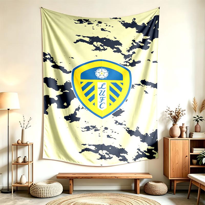 Leeds United Football Club (5) Tapestry Suitable For Decorating Homes Dorms And Bedrooms Soft To The Touch And A Perfect Gift For Friends And Family