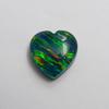 Lab Created Opal 5.65 Ct Heart Stunning Certified Loose Gemstone