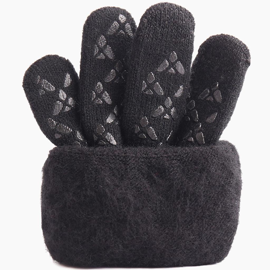 Зимние мужские взрослые плюс осенние и зимние утолщенные вязаные теплые шерстяные перчатки