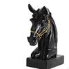 Horse Head Statue Sculpture,Modern,Abstract,Elegant Vivid Decorative Art Figurine for Home