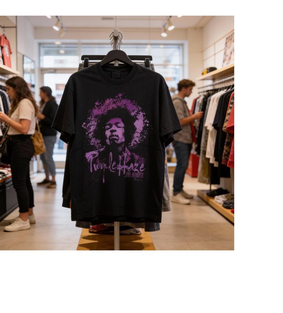 Футболка Jimi Hendrix Purple Haze Унисекс Концертная S - 5XL Унисекс Футболка