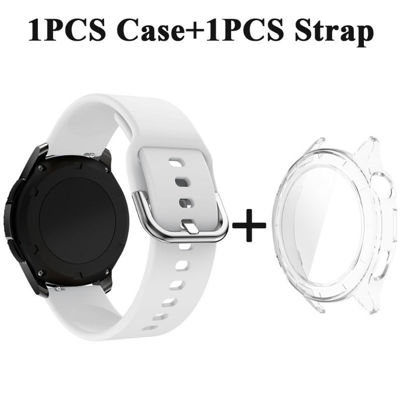 Чехол для ПК + силиконовый ремешок для часов Xiaomi Watch S4 /S4 ESIM Release Soft Sports Strap Shell Watchband Case Cover