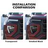 Премиальная TPU PPF для GMC Canyon 2026-2026 Высокоглянцевая Дымчато-Черная Предварительно Вырезанная Защитная Пленка для Фар Антицарапающая Виниловая Обертка Комплект