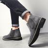 Мужские ботинки «Челси» в британском стиле, высококачественные повседневные кожаные ботинки с острым носком, удобные, деловые, формальные, дизайнерские, ботильоны на низком каблуке