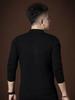 European Trendy Brand 2025 Autumn New Half-Turtleneck Base Sweater Men's Trendy Printed Casual Pullover Knitwear