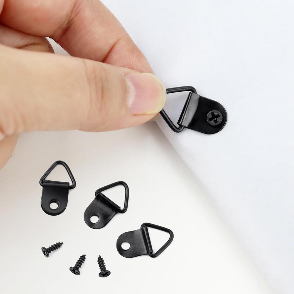 Металлическая фоторамка Настенное крепление Крючок для подвешивания Подвесное кольцо Рамка для зеркала Настенные крючки Вешалки С винтами