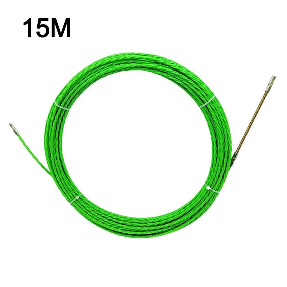 5-15M Cable Push Puller 4MM Extractor Glass Fiber  For Fiberglass Duct Rodder Wall Wire