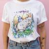 Summer 100% Cotton T-shirt Studio Ghibli Totoro Harajuku Style Kawaii Totoro Ghibli Loose Casual T-shirt Women