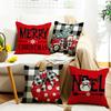 Скандинавская простая наволочка в рождественском стиле Мягкая и удобная диванная подушка Наволочка для спальни и гостиной