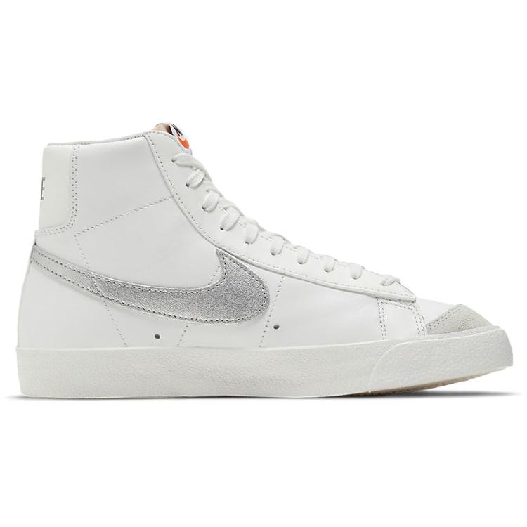 (WMNS) Nike Blazer Mid '77 'White Silver Metallic' Women's CZ1055-112