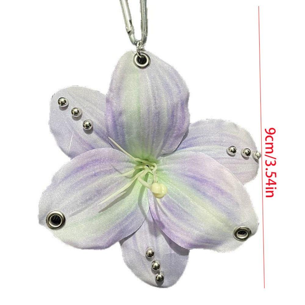 Keychains Flower Keychain Phone Charms Bag Pendant Imitation Flowers Pendant  Gift Jewelry