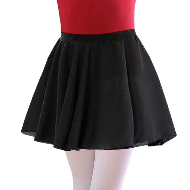 Универсальная и элегантная детская танцевальная юбка-фартук из шифона 100D