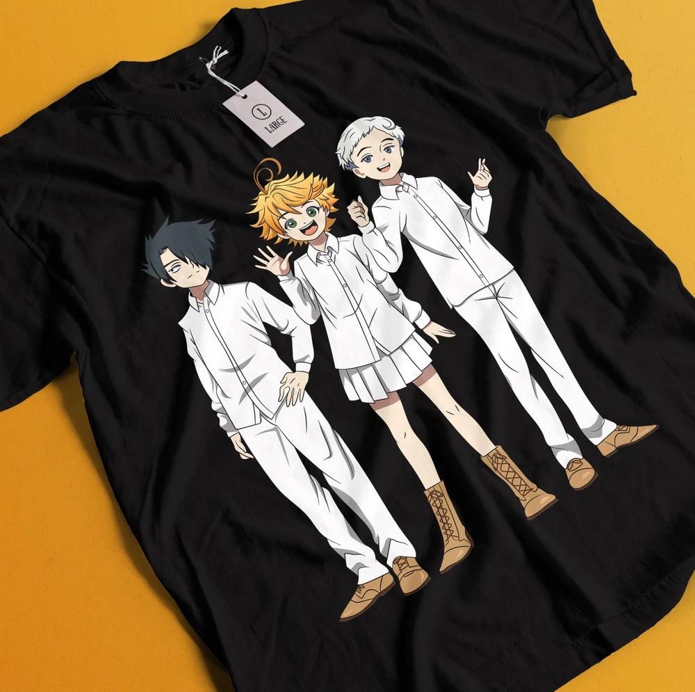 The Promised Neverland TShirt NorUnisex Anime Top Emma Shirt Ray Tshirt Unisex Tee