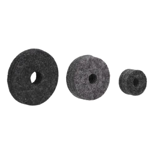 21-Piece Cymbal Felt Set, Clutch Bracket Tube Drum Accessories, Fiber Felt, Specially Designed for Fixing C-Pieces On Drums
