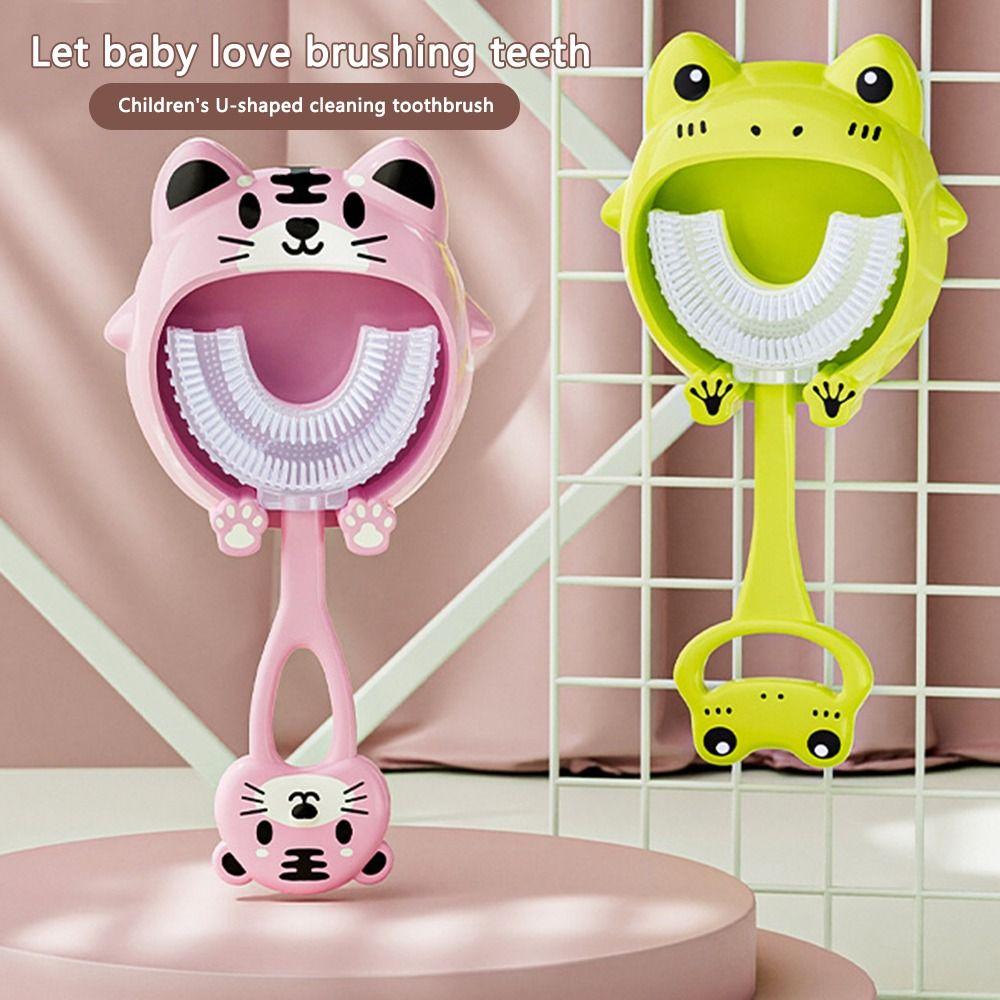Чистка зубов Силиконовый Уход за полостью рта Зубная щетка Щетка для чистки зубов Чистка Щетка U-образная зубная щетка