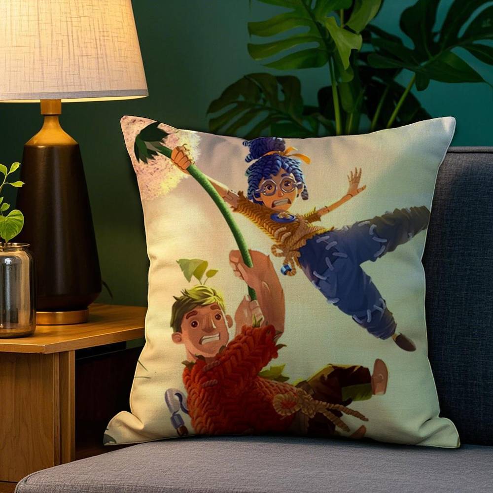 Game It T-Takes Two Pillow Case Sofa Living Room Bedroom Double-sided Printing Square Cushion Nap Time Pillow Case