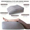 1pc Inflatable Leg Pillow Wedge Pillow Knee Relax and Relieve Fatigue Travel Mat Flocking Portable Mat