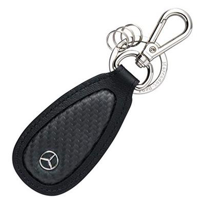 [Коллекция Mercedes-Benz] Оригинальный брелок для ключей Мягкий Карбон Черный