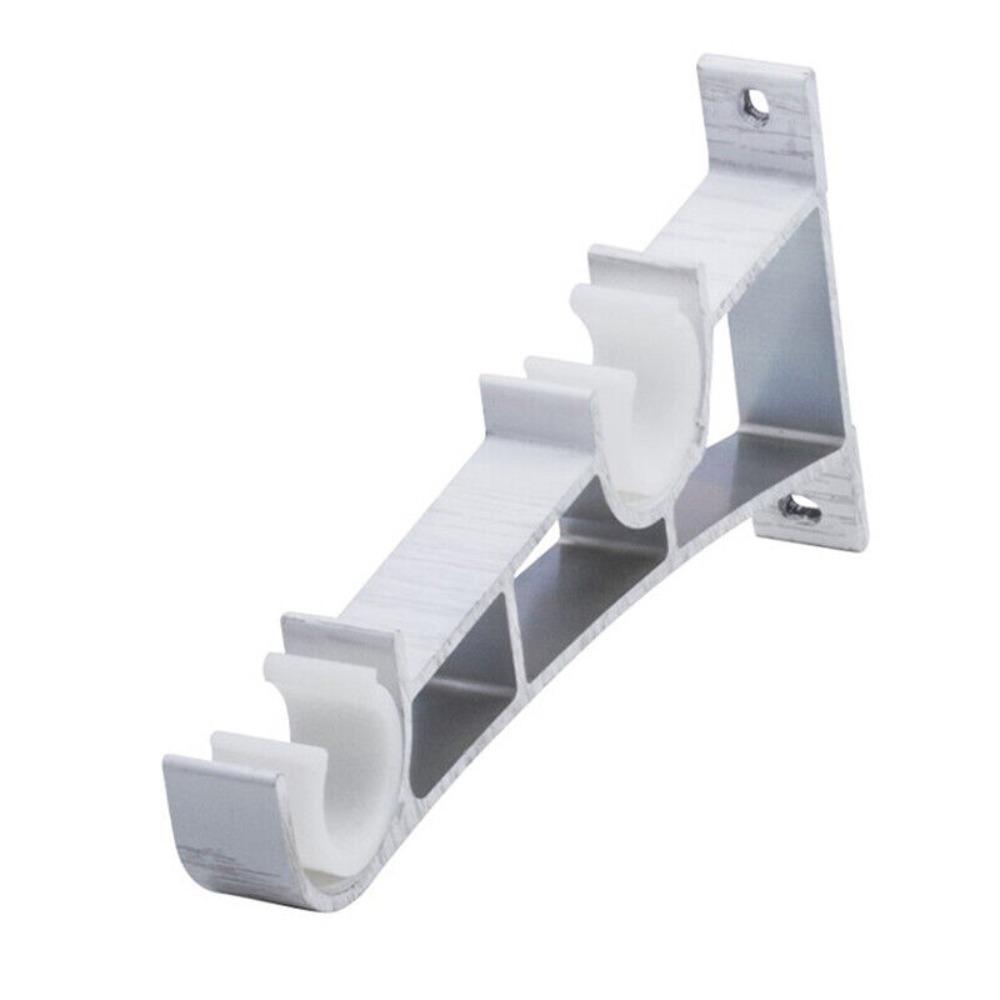 Металлический двойной кронштейн для штанги Двойной кронштейн для карниза для штор Держатель для оконной фурнитуры Держатели для карнизов для штор