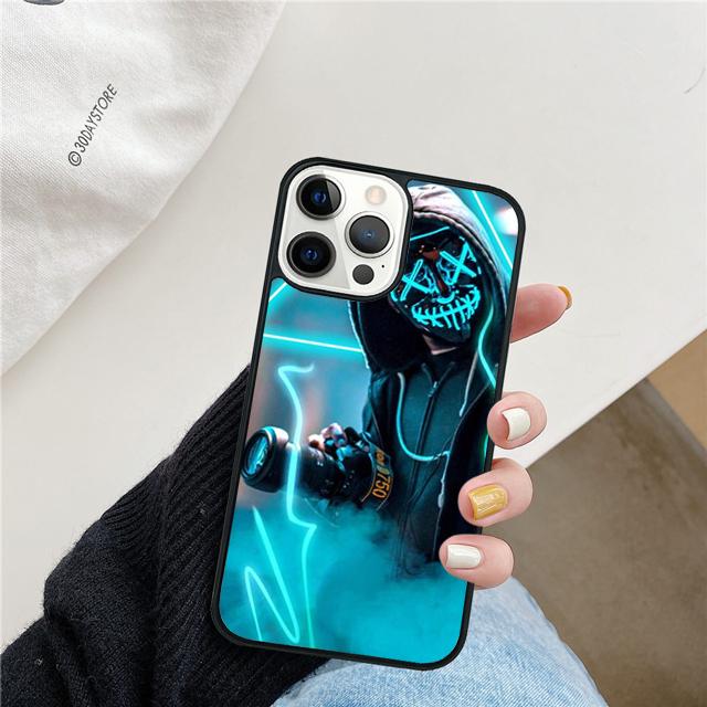 Чехол для телефона Matrix Hacker Задняя крышка для iPhone 17 Air 16 15 14 Plus 11 Pro Max 13 Pro Max 12 Max Coque