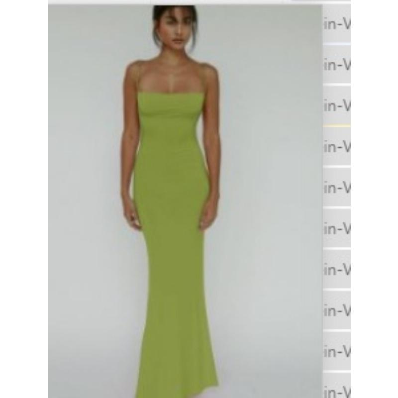 Women's Summer One-shoulder Backless Skinny Bag Hip Sexy Elegant Dress