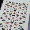 Hello Kitty 3D Nail & Sticker Set - Cute Cartoon Designs for Water Bottles and Cameras