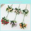Bud Rose Simulation Flower Wedding Decoration Home Living Room Decoration Flower