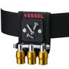 Держатель для быстрой ловли на 3 предмета VESSEL Quick Catcher с магнитом, желтый QB-10MB3Y