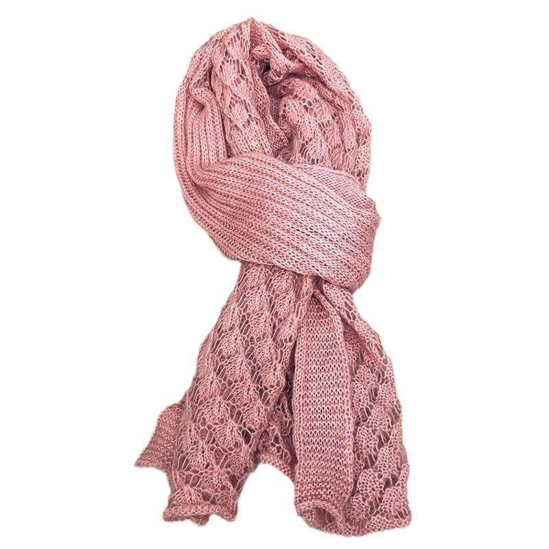 Mohair Knitted Scarf New Fashion Versatile Warm Imitation Cashmere Scarf Shawl Scarf