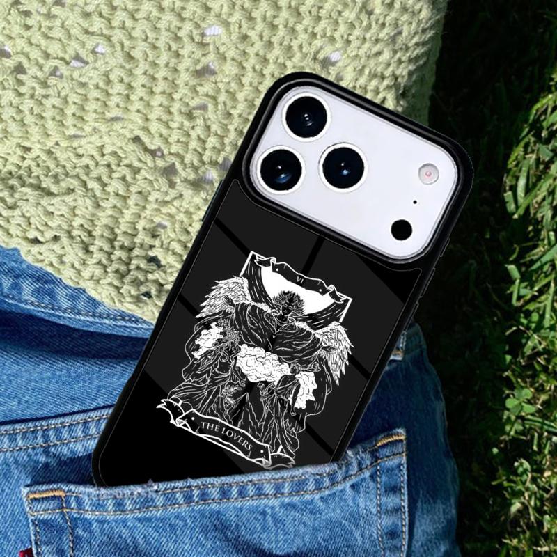 The Lovers VI Tarot Card Phone Case For iPhone 17 AIR 16 Pro Max 15 14 Pro 11 12 13 Shockproof Silicone Cover