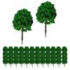 50 шт., масштабная модель 1/100, деревья, железная дорога, зеленый пейзаж, дерево, мини-пейзаж для сказочного сада