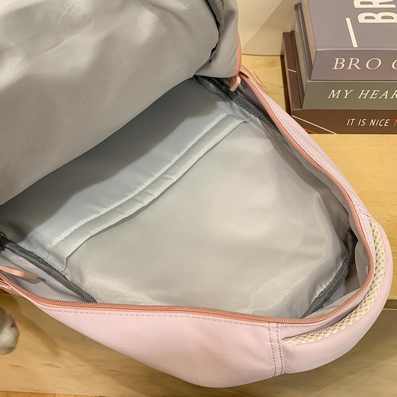 Cartoon Cat Студенческий школьный рюкзак женский легкий рюкзак с несколькими отделениями большой емкости