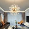 New Modern Crystal Dandelion Chandelier Lighting Pendant Light for Living Room Dining Home Decoration Led Ceiling Hanging Lamp