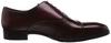 Madras Men's Lace-Up Elegant Business Shoes, M419, Dark Brown-Red, Size 24.5cm, 2.5E