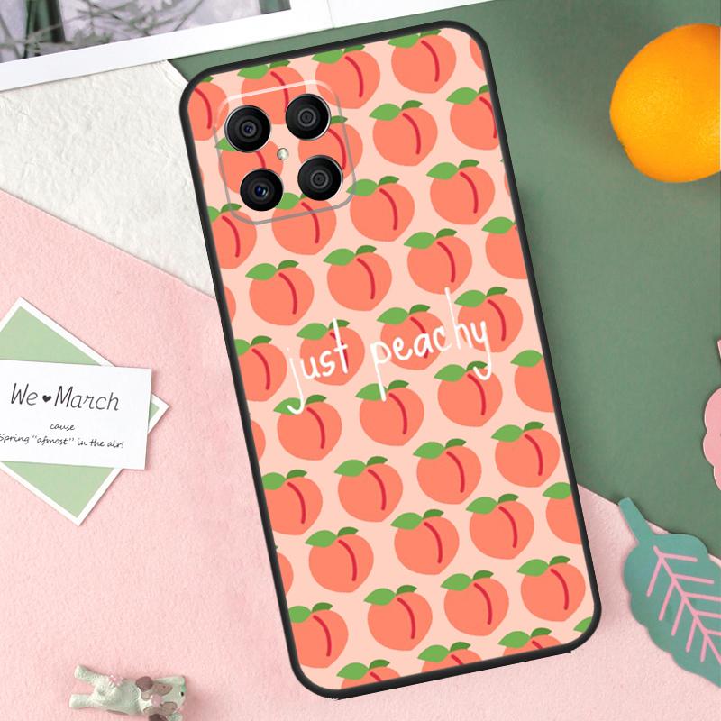 Розовые персики Эстетичный чехол для Honor 200 Lite 50 70 90 X9b X9a X8b X8a X8 X9 X9c Honor Magic 7 Pro 5 6 Lite Чехол
