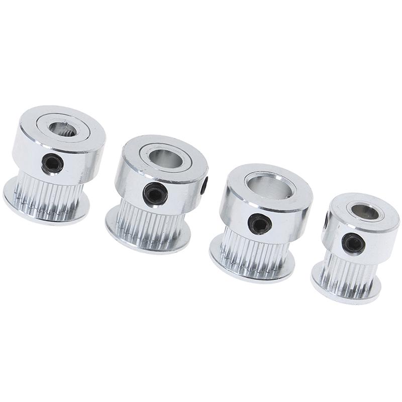 2Pcs 16T/20T Gt2 Timing Pulley 5/6.35/8Mm Bore For Belt Reprap 3D Printer Ppart