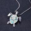 European and American Little Turtle Pendant Ocean Heart Turtle Necklace Fashion Accessories Jewelry