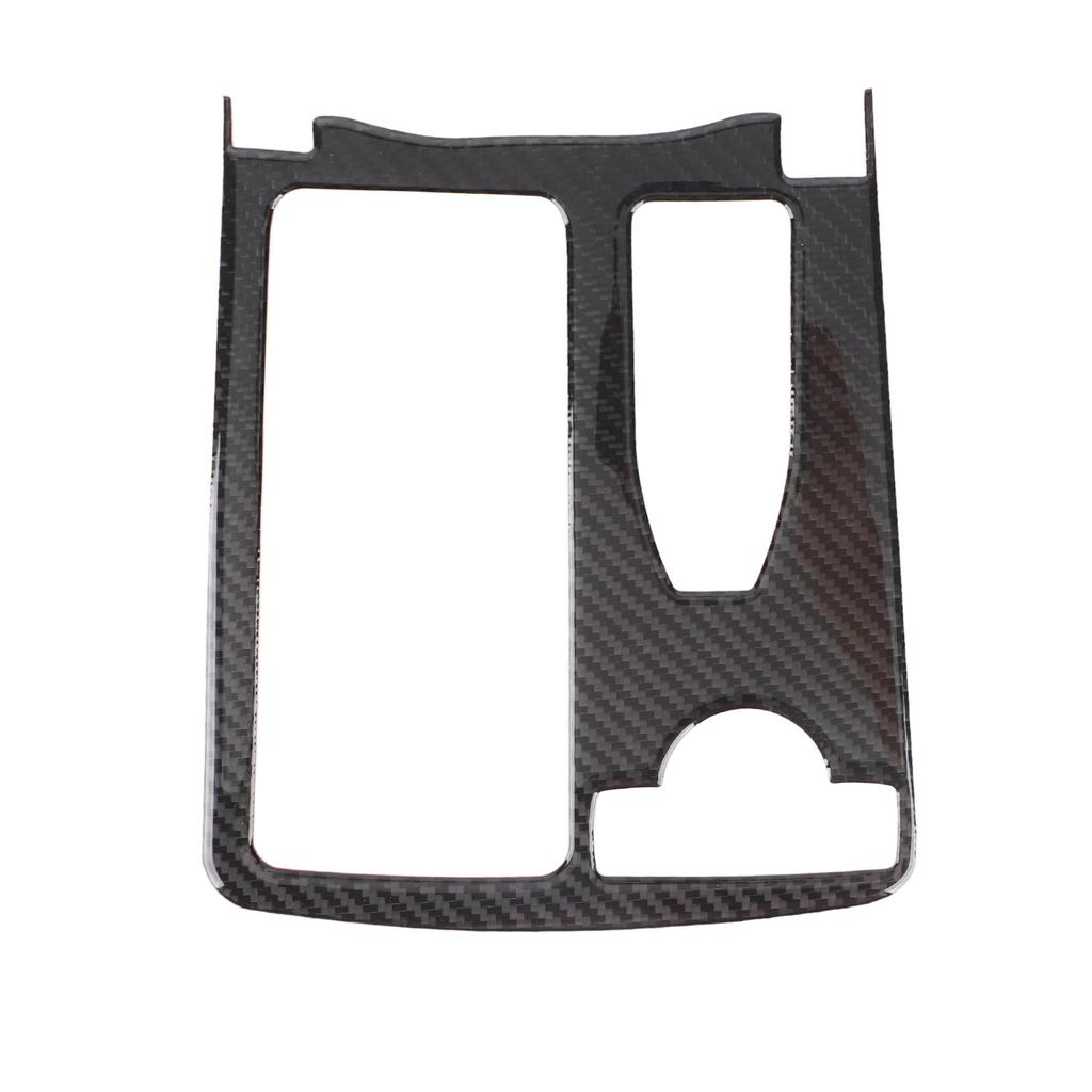 Carbon Fiber Center Console Water Cup Holder Trim Cover for W204 2005‑2012