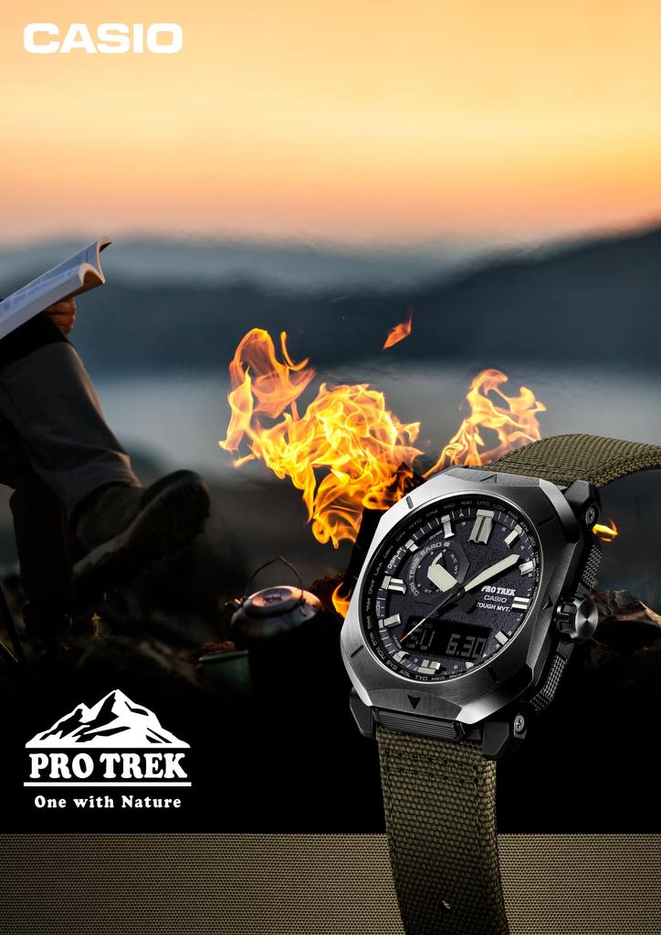 Protrek Watch Line Radio Solar Khaki [Casio] []Climber CORDURare/cor™ PRW-6900YB-3JF Мужские