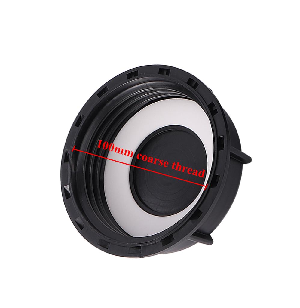 Крышка бака IBC, крышка тонны ствола, S60, 100 мм, 163 мм, 240 мм, грубая резьба, резервуар для воды, дыхательная крышка с двойным отверстием, 1000 л, пыленепроницаемая крышка бака