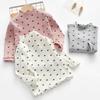 Kids Girl Cotton T-Shirt Long-sleeve Children Turtleneck Bottoming Shirt Tops Clothes