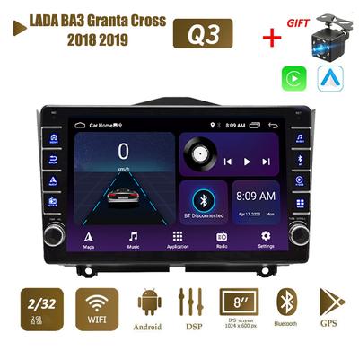 Для LADA BA3 Granta Cross 2018 2019 с кнопкой Android автомобильный радиоприемник мультимедийный плеер навигация стерео GPS 2 din Carplay 2 + 32 ГБ