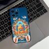 Чехол для телефона с узором B-Buddha Art для iPhone 17,16,15,14,13,12,11 Plus,Pro Max,XS, Мягкий силиконовый черный чехол