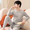 Langsha Teen Boys' Pure Cotton Thermal Underwear Set