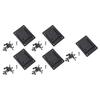 5 Set Tool Holder Dock Mount Black ABS Power Tool Hanger for 14.4V 18V Lithium Battery Tools