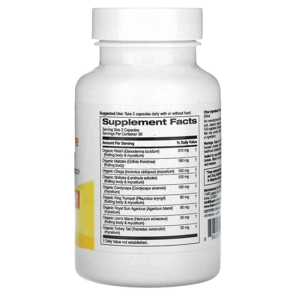 Mushroom Immune Complex, 60 Veggie Capsules